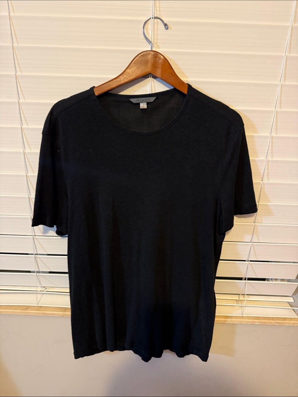 Black Crew Neck Men’s T-Shirt -John Varvatos